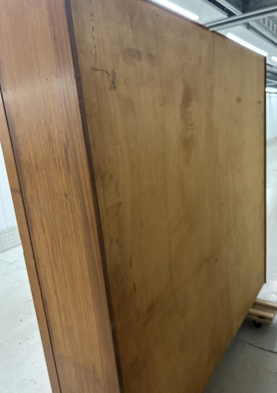 Vintage laboratoriumkast schoolkast