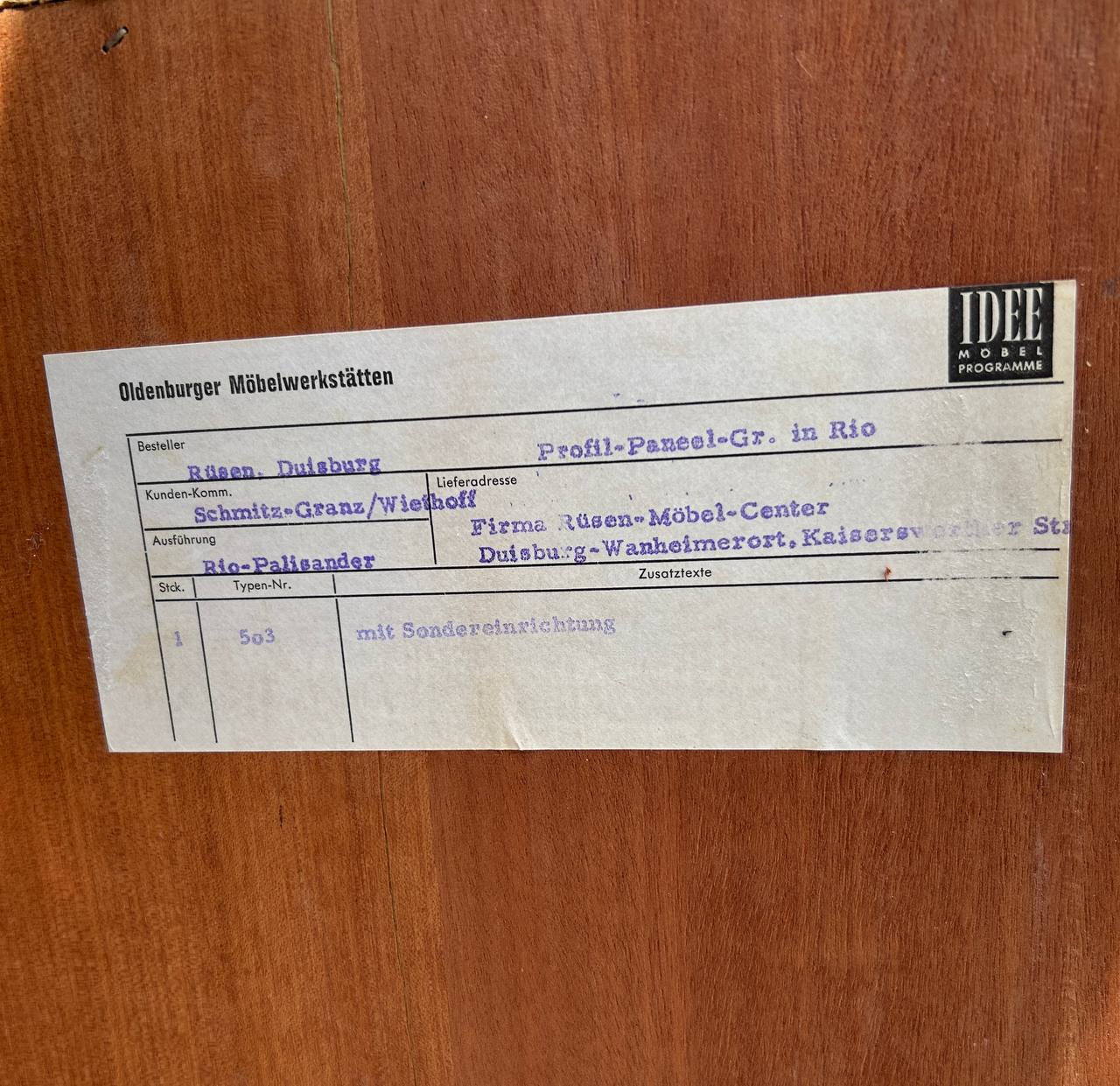 Vintage modulair wandsysteem IDEE möbel