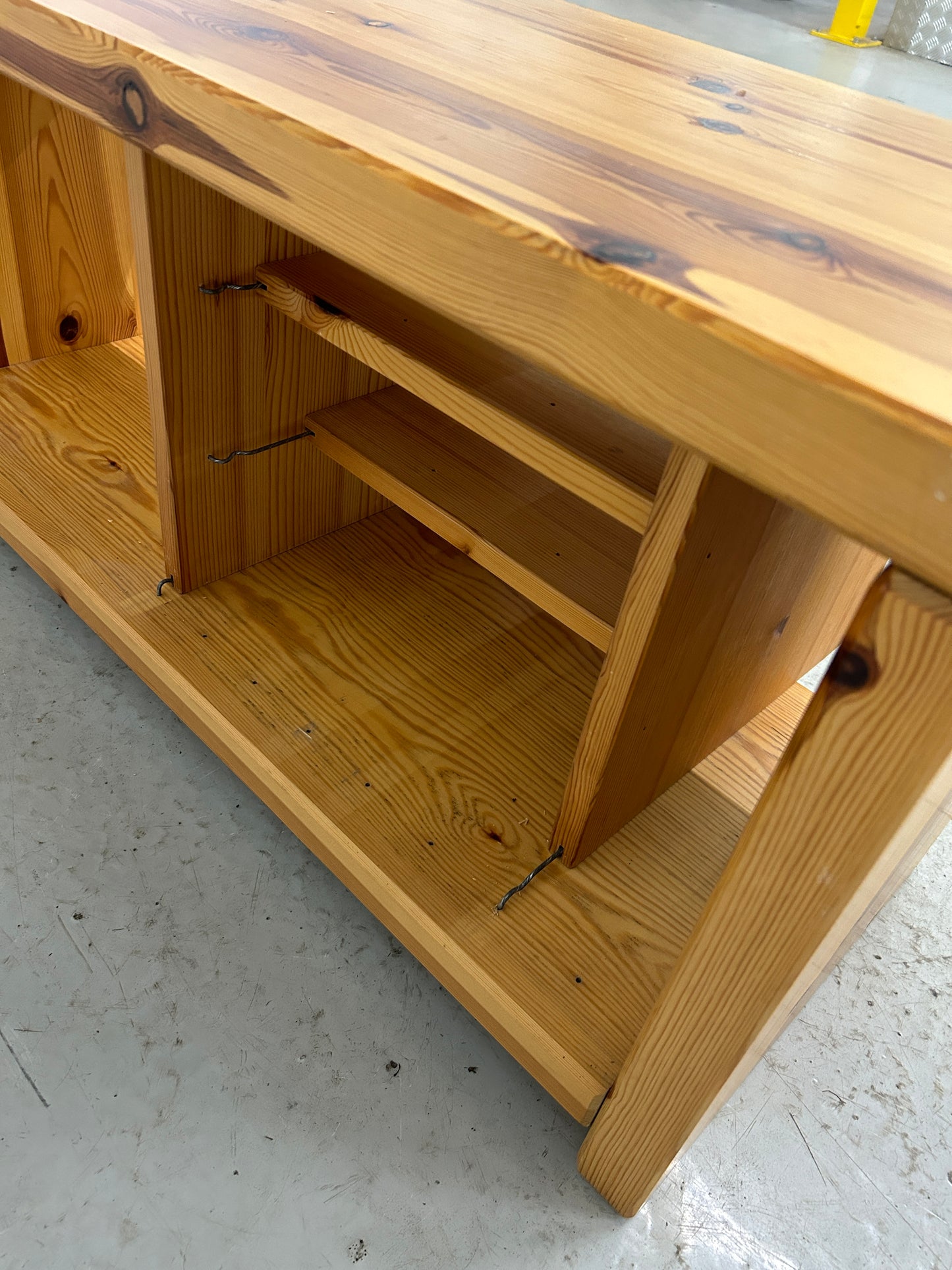 4 x vintage Aksel Kjersgaard pine wood storage benches