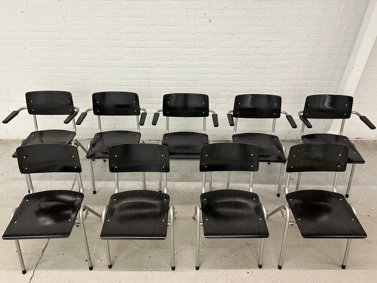 10 x vintage design Obo stoelen
