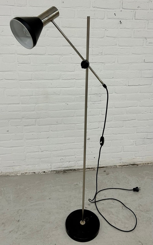 Vintage hengellamp, vloerlamp