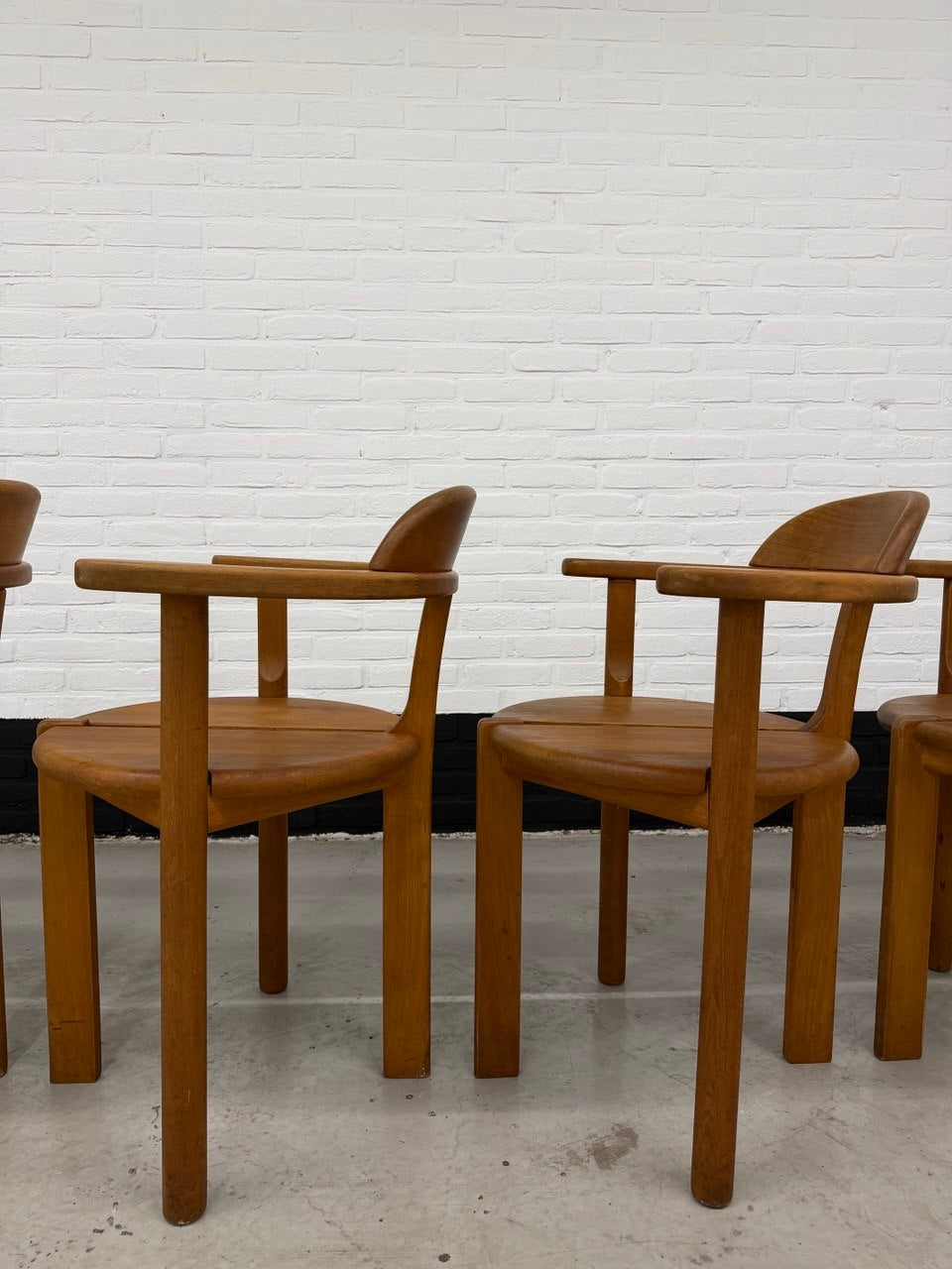 6 x Brahlstorf Design stoelen, jaren 70