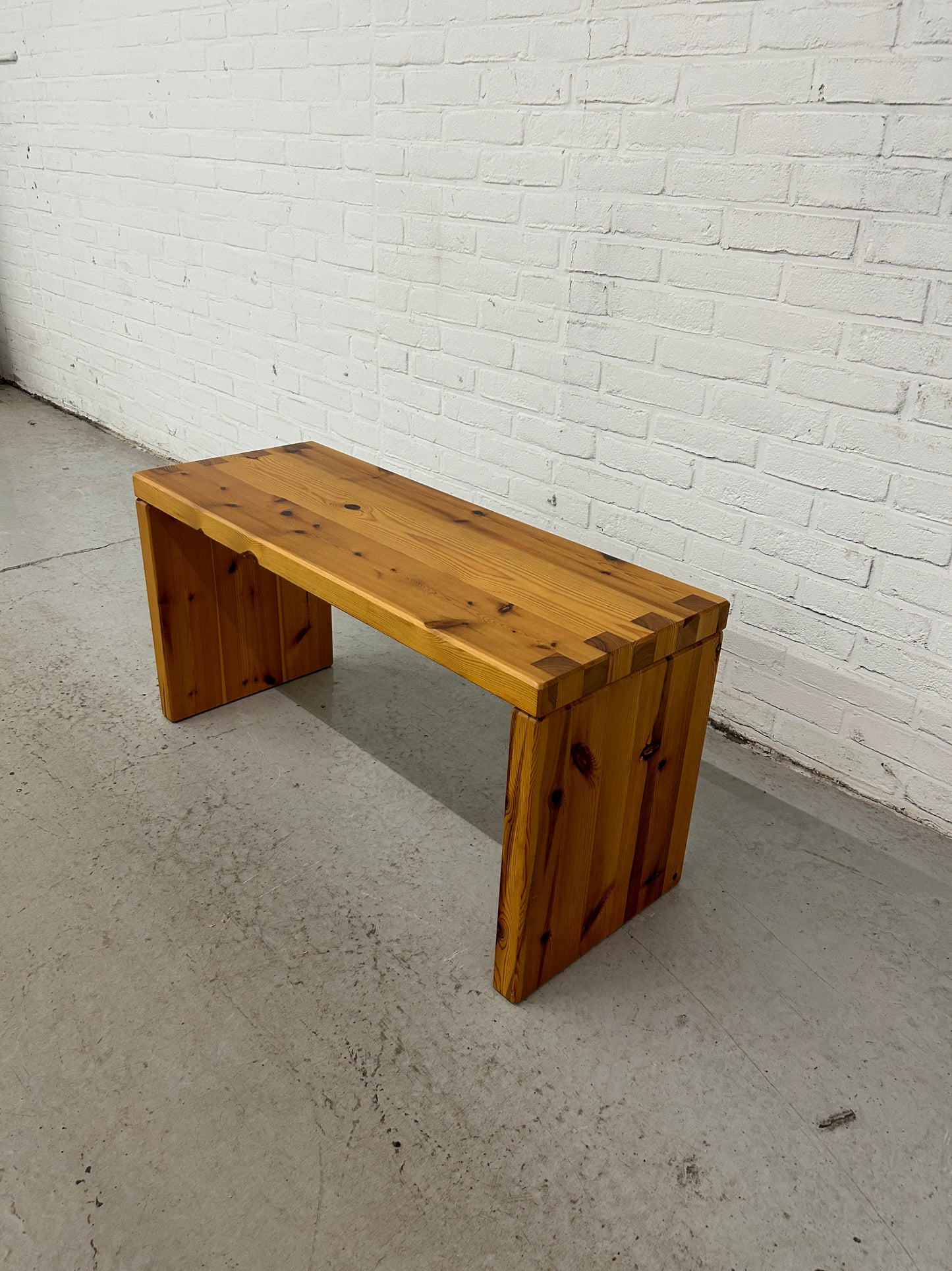 4 x vintage Aksel Kjersgaard pine wood storage benches