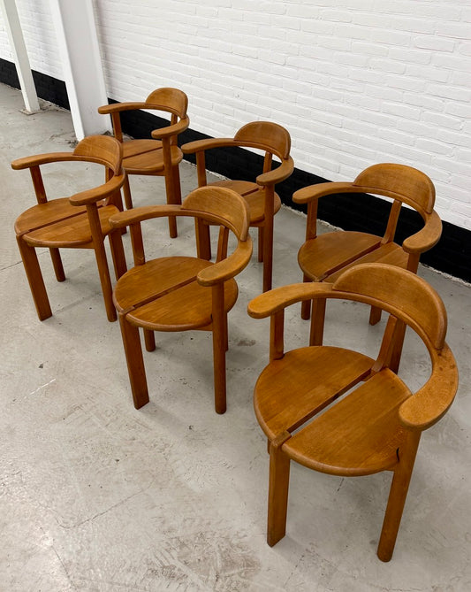 6 x Brahlstorf Design stoelen, jaren 70