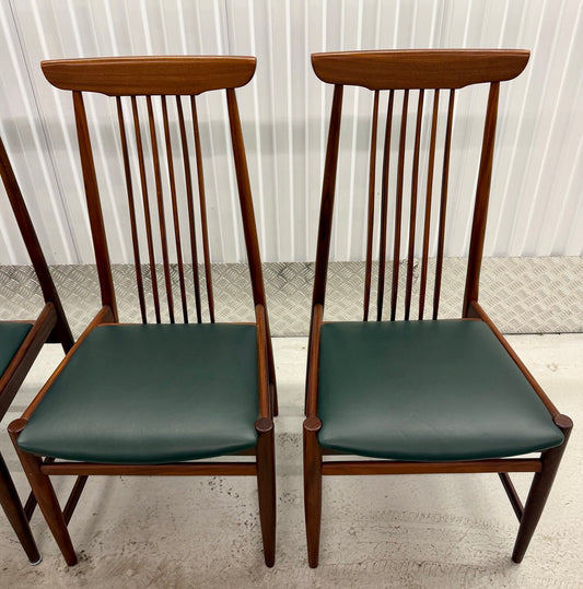 Danish Teak Dining Chairs, Arne Vodder