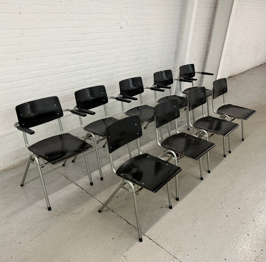 10 x vintage design Obo stoelen