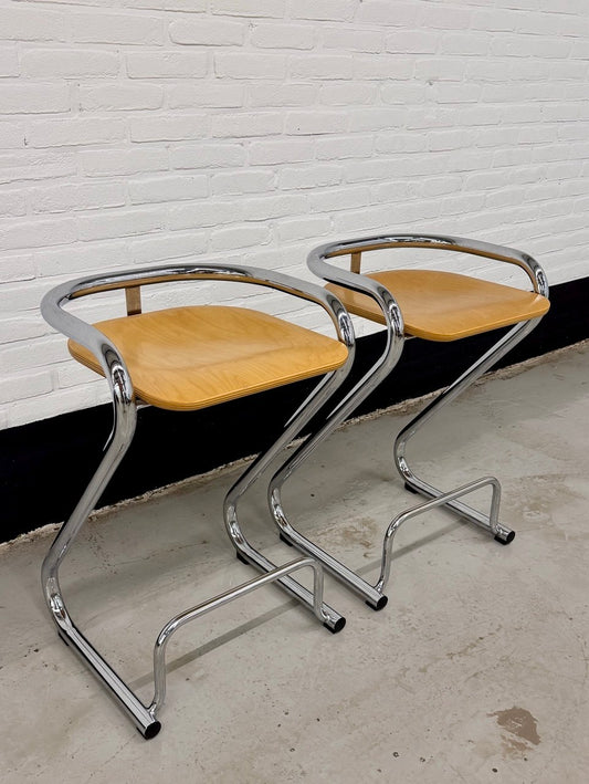 2 barkrukken S70 Lammhults