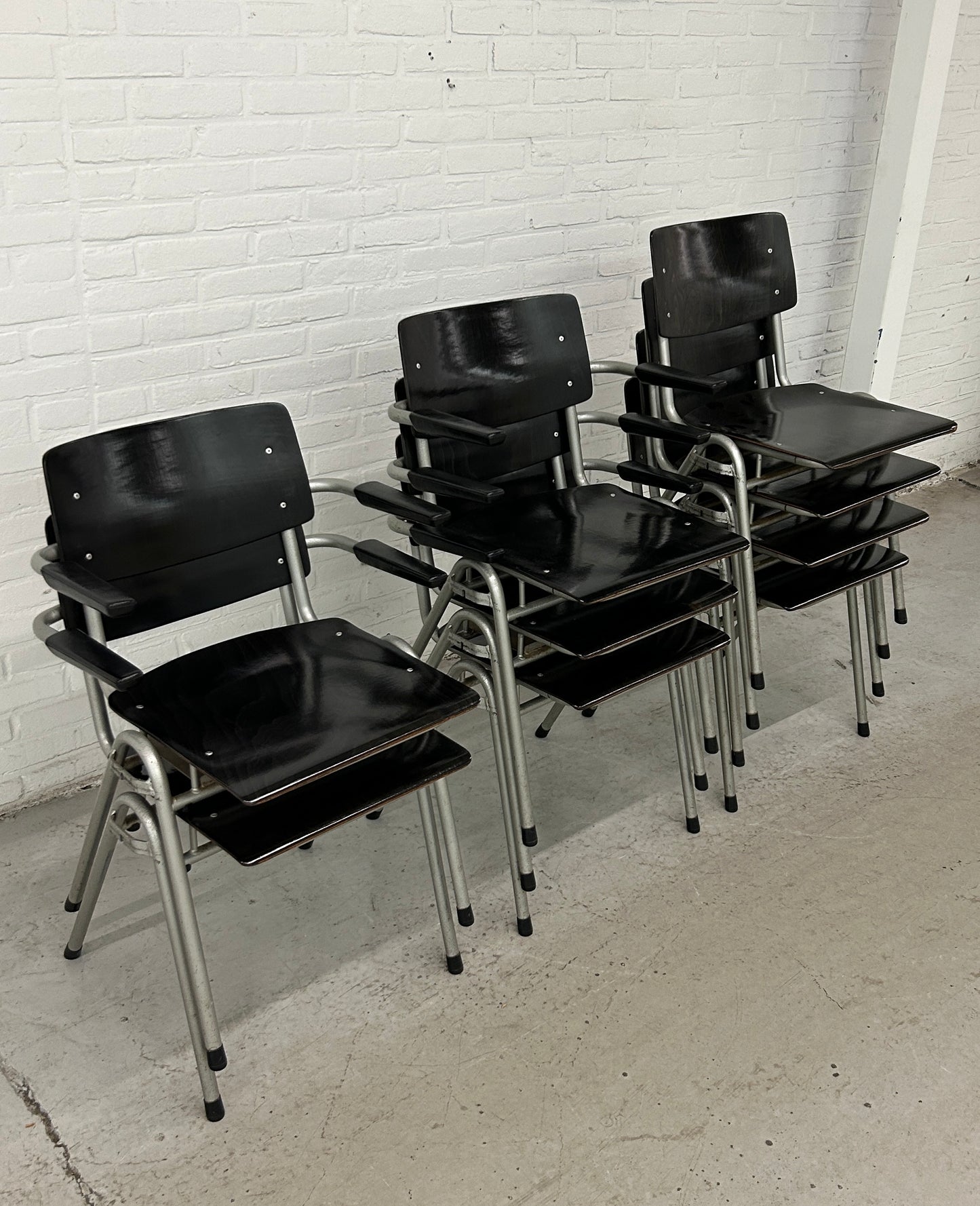 10 x vintage design Obo stoelen