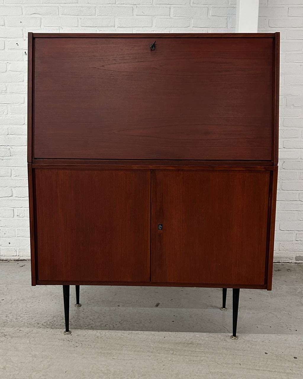 Vintage 2-delige modulaire secretaire