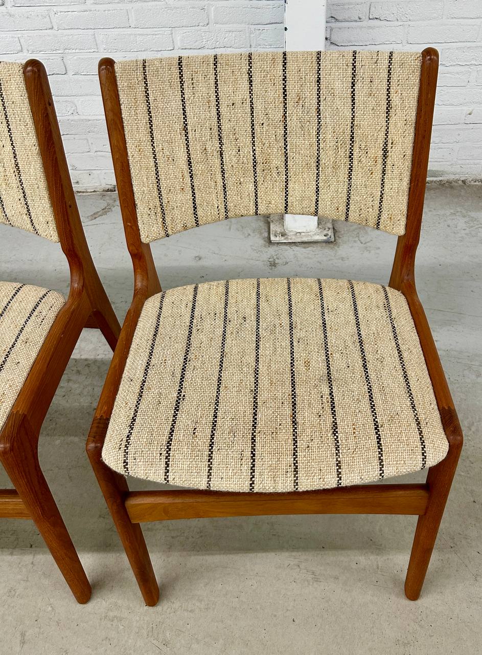 Vintage stoelen Erik Buch model 89 Anderstup