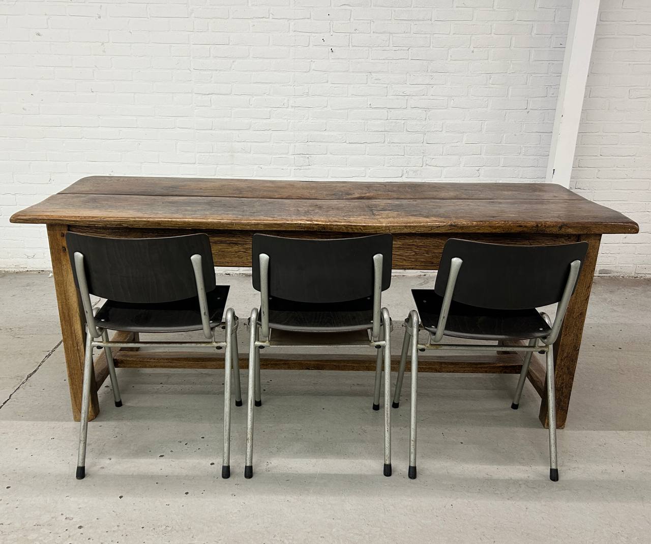Antieke Franse boeren tafel
