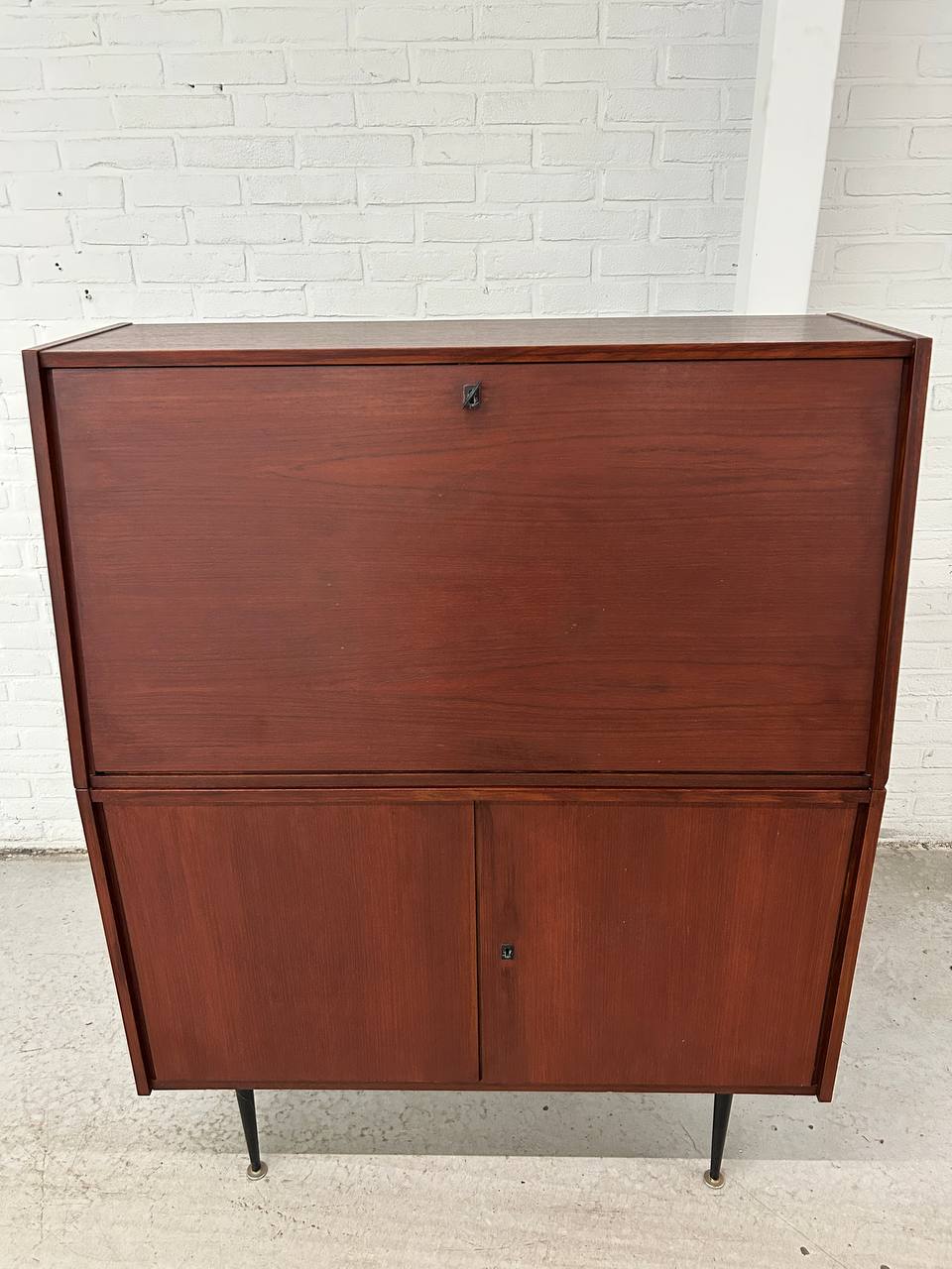 Vintage 2-delige modulaire secretaire
