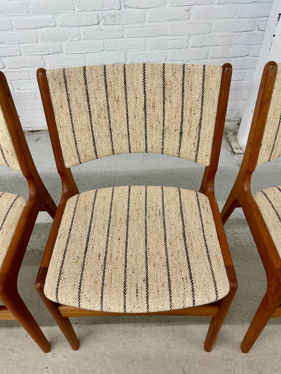 Vintage stoelen Erik Buch model 89 Anderstup