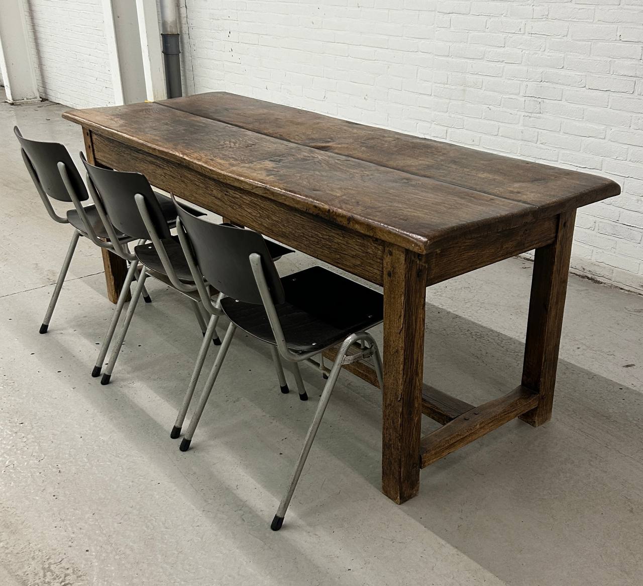 Antieke Franse boeren tafel