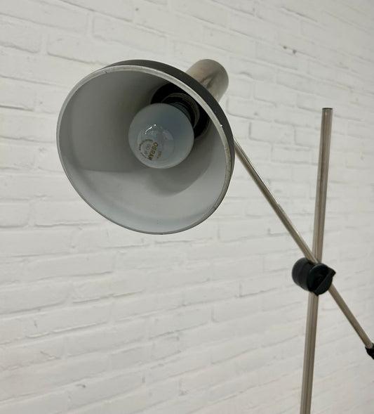 Vintage hengellamp, vloerlamp