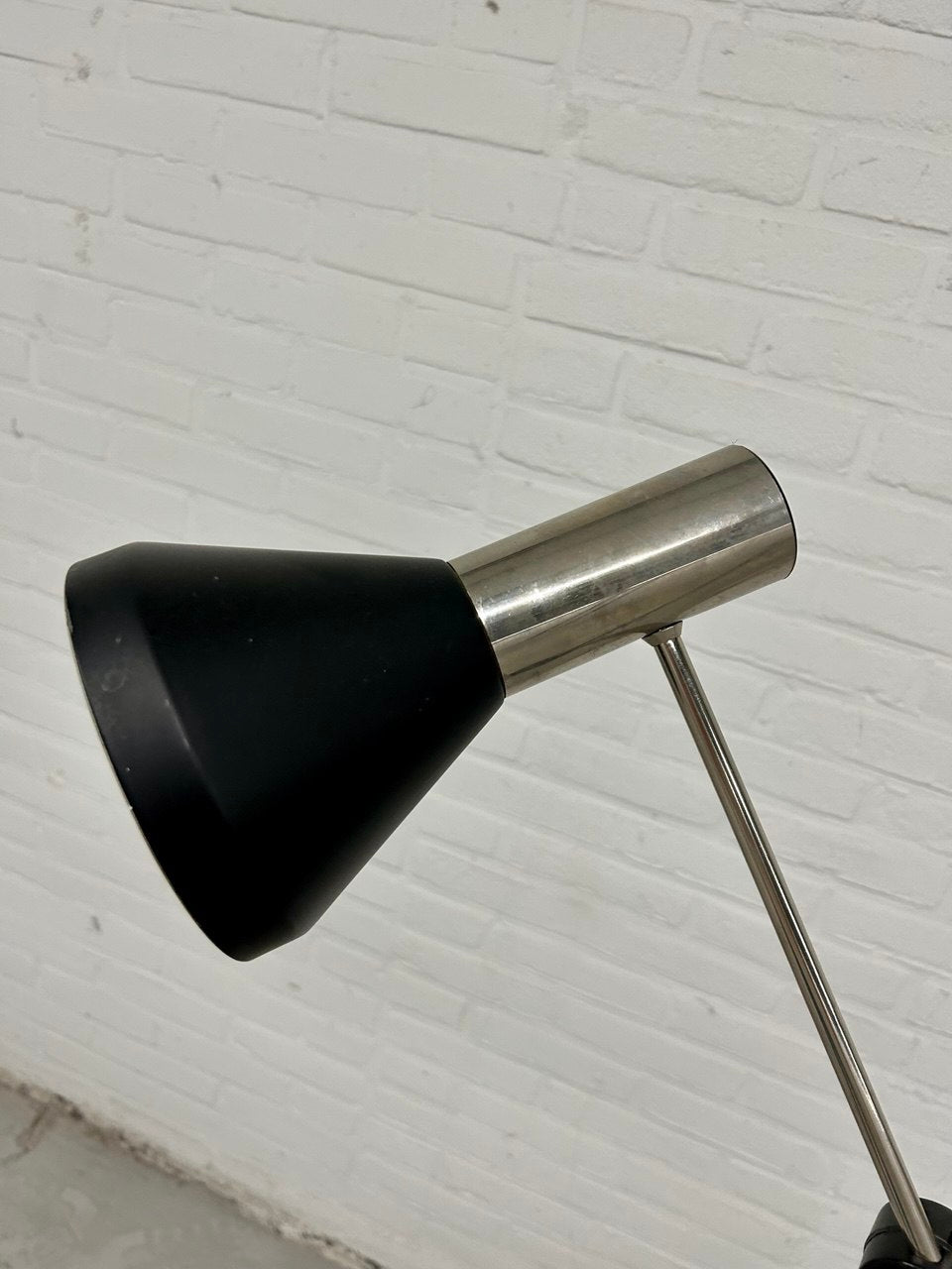 Vintage hengellamp, vloerlamp