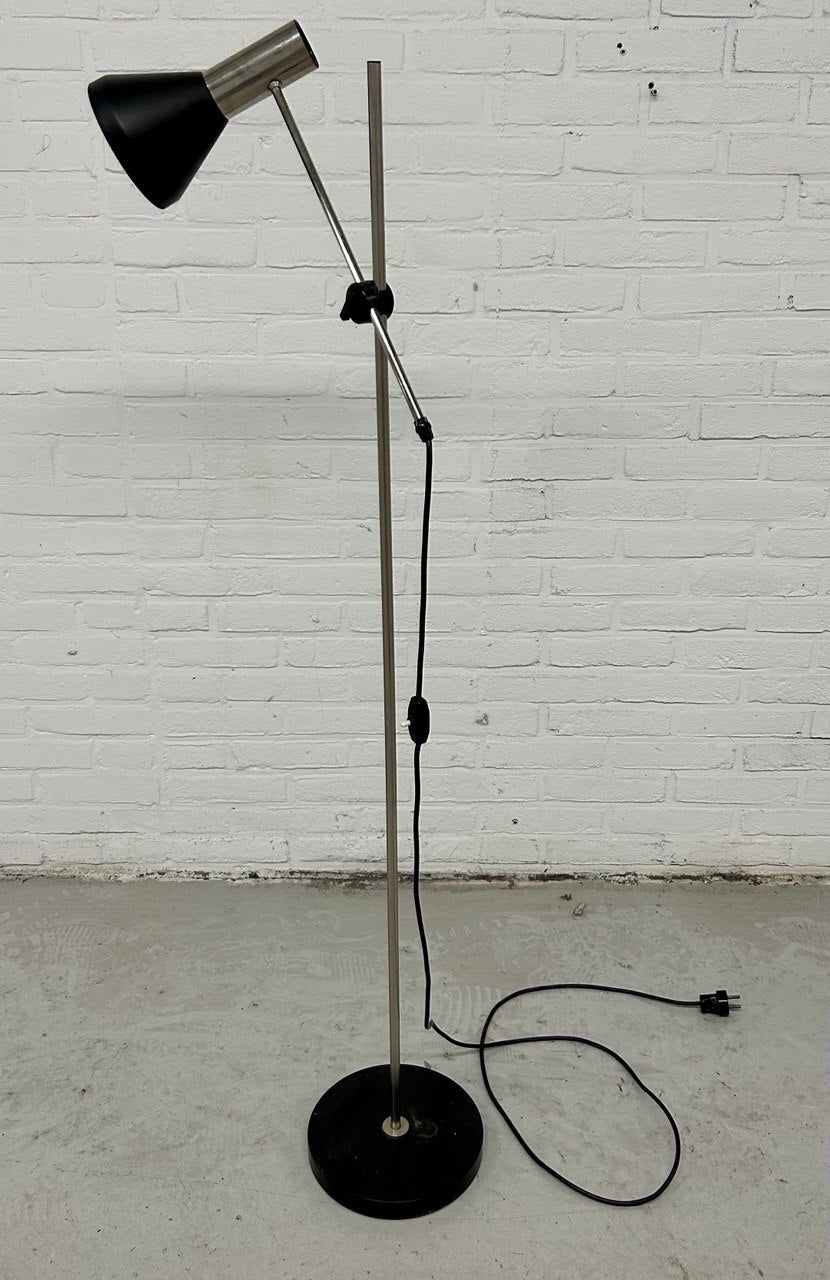 Vintage hengellamp, vloerlamp