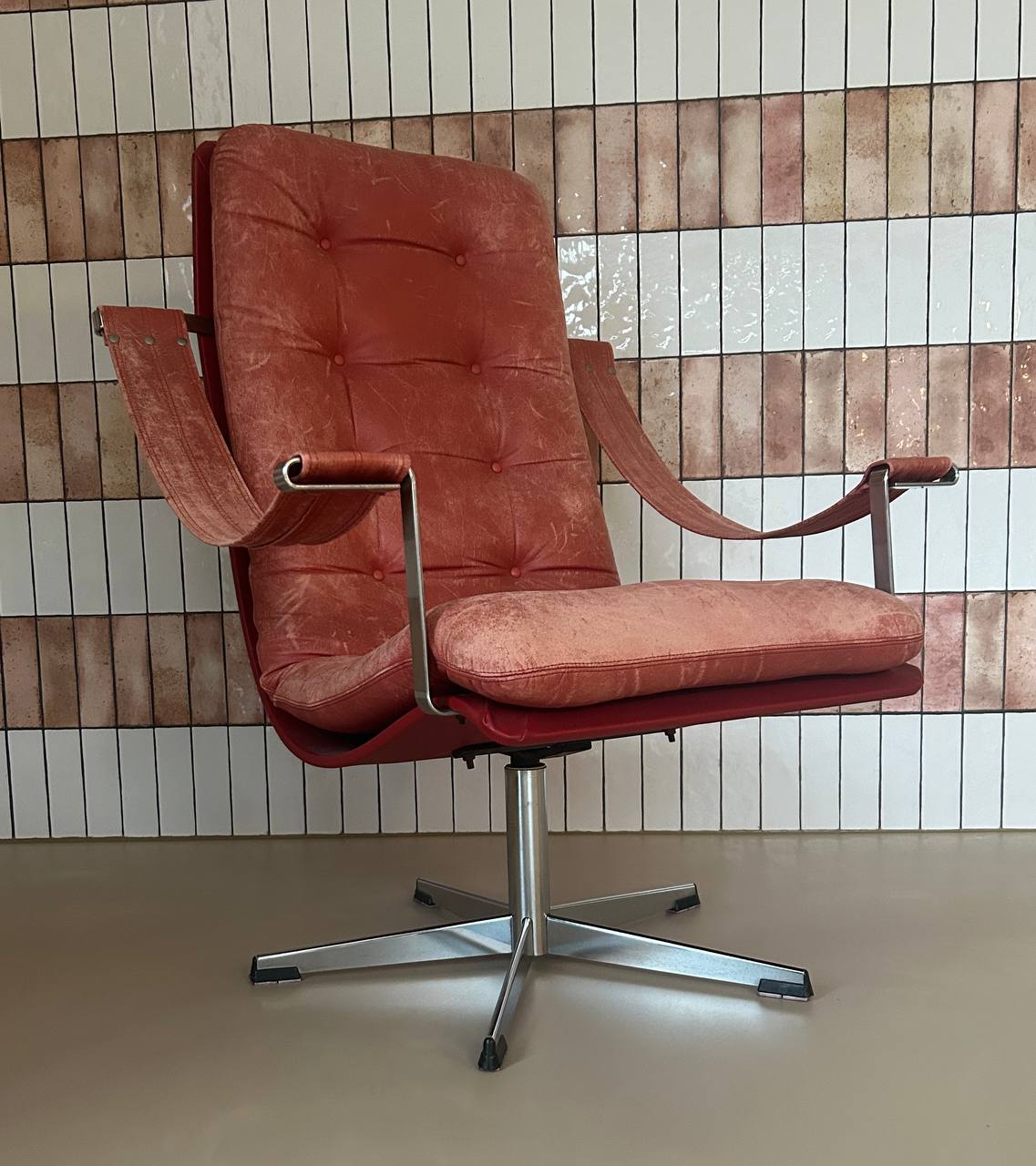 Vintage Artifort relaxfauteuil, Geoffrey Harcourt