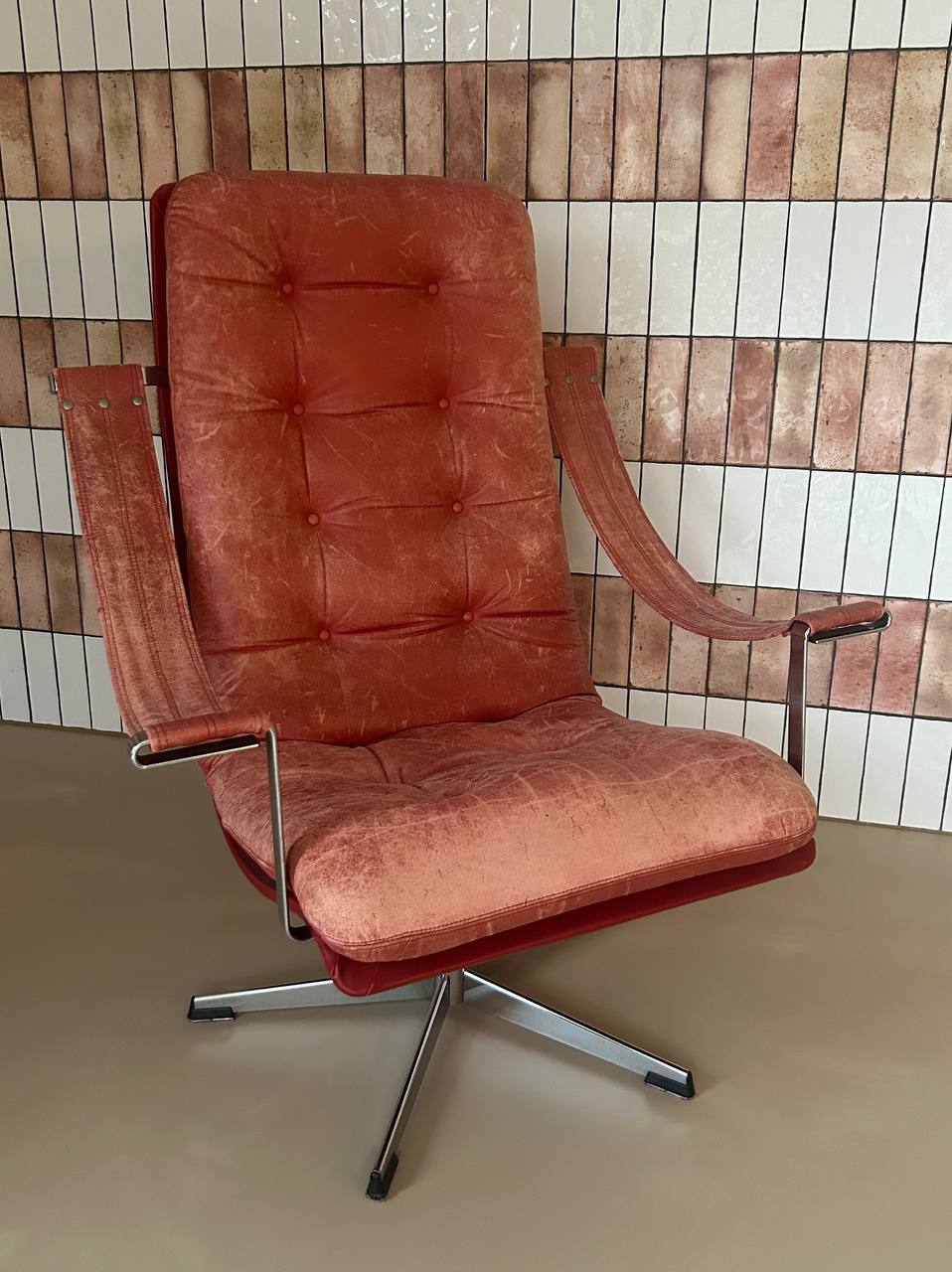 Vintage Artifort relaxfauteuil, Geoffrey Harcourt
