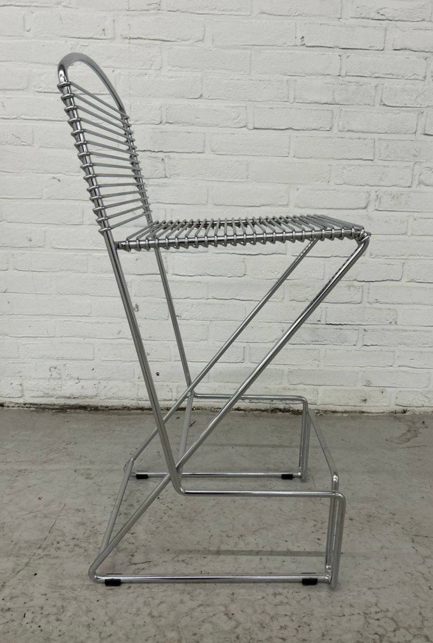 4 x vintage Till Behrens barkrukken