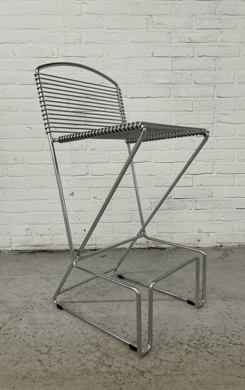 4 x vintage Till Behrens barkrukken