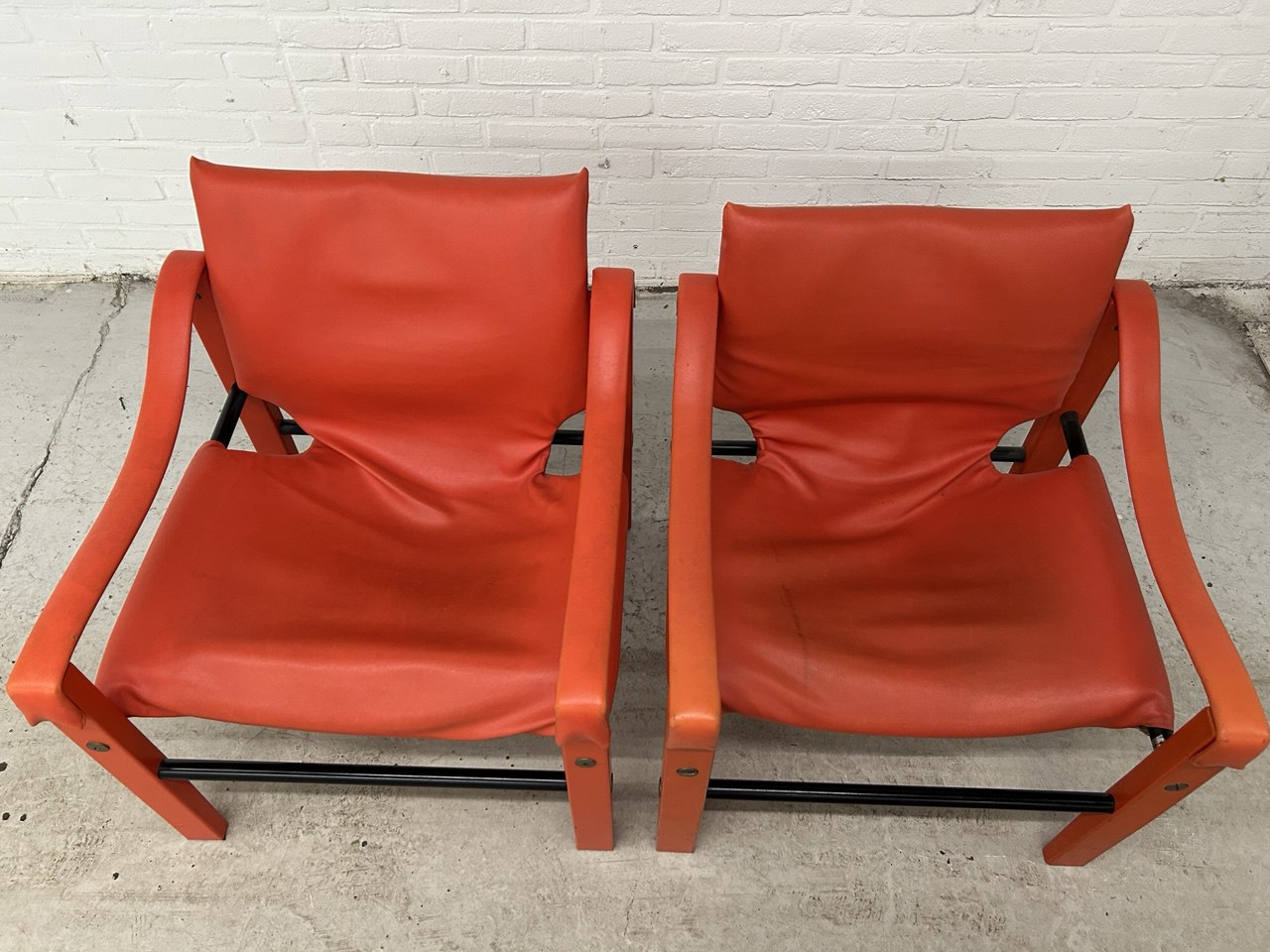 Vintage Arkana Safari chairs / set