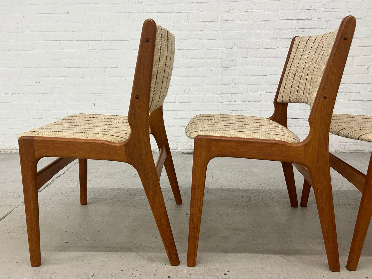 Vintage stoelen Erik Buch model 89 Anderstup