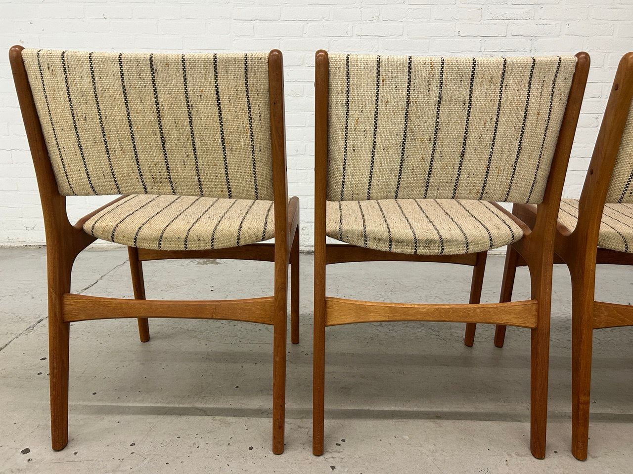 Vintage stoelen Erik Buch model 89 Anderstup