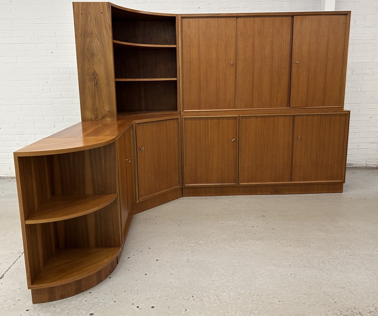 Vintage modulair wandmeubel