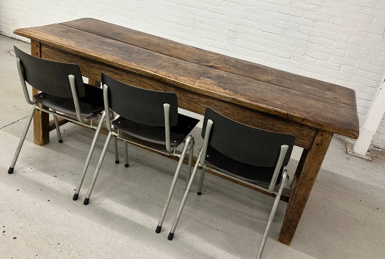 Antieke Franse boeren tafel