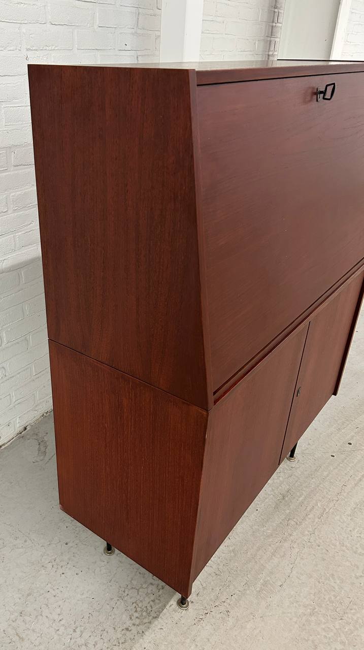 Vintage 2-delige modulaire secretaire