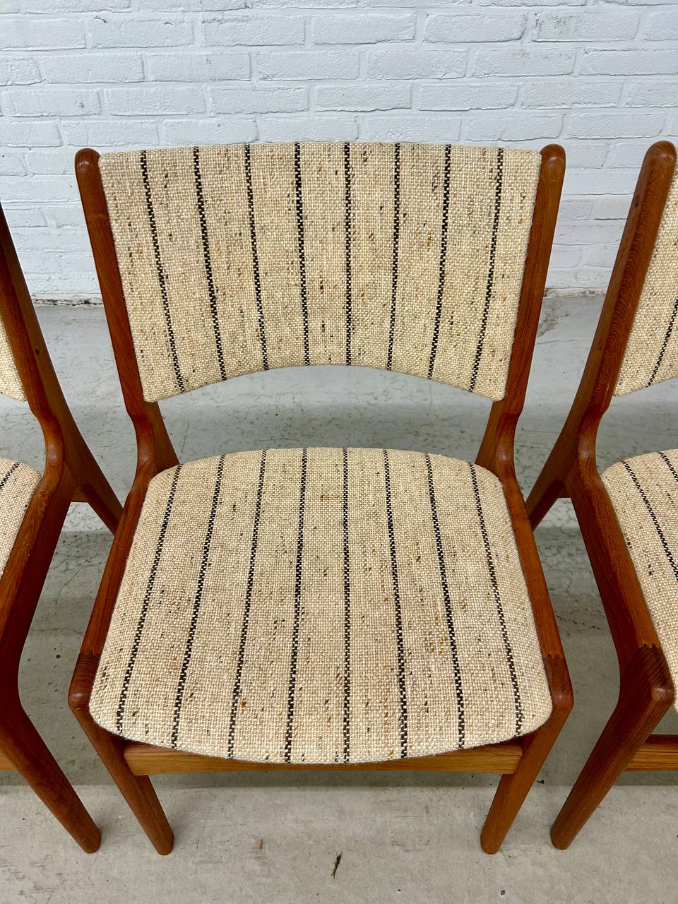 Vintage stoelen Erik Buch model 89 Anderstup