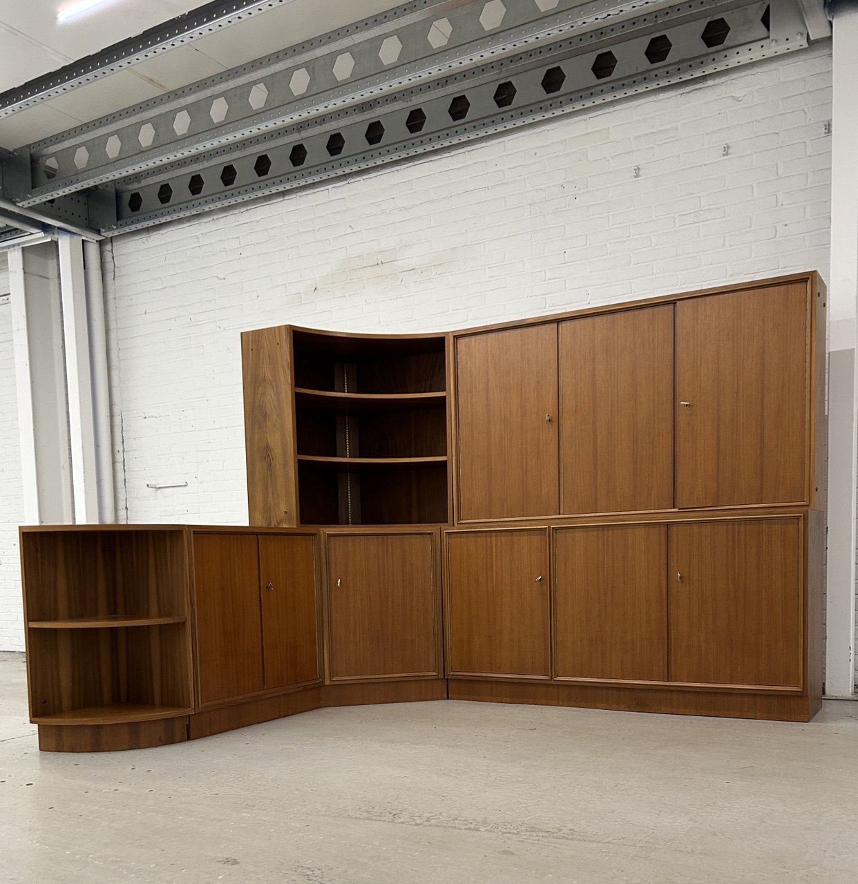 Vintage modulair wandmeubel