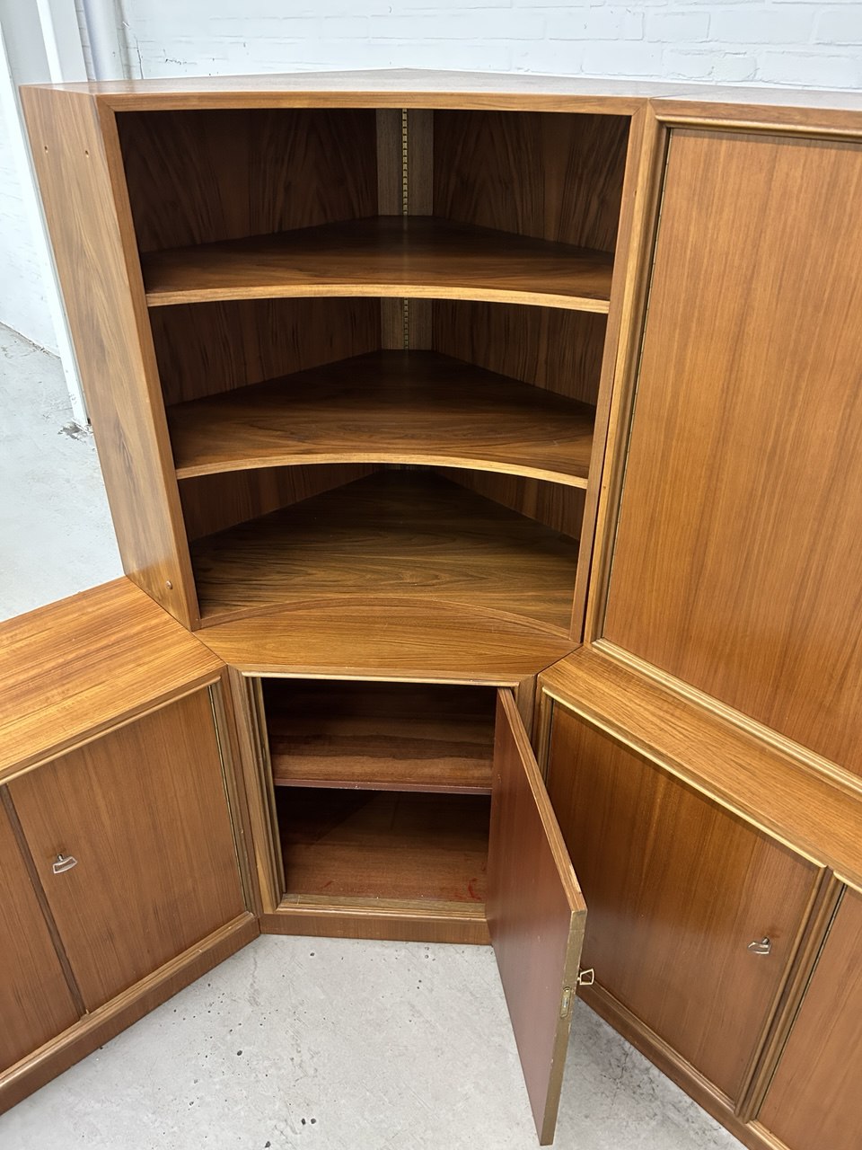 Vintage modulair wandmeubel