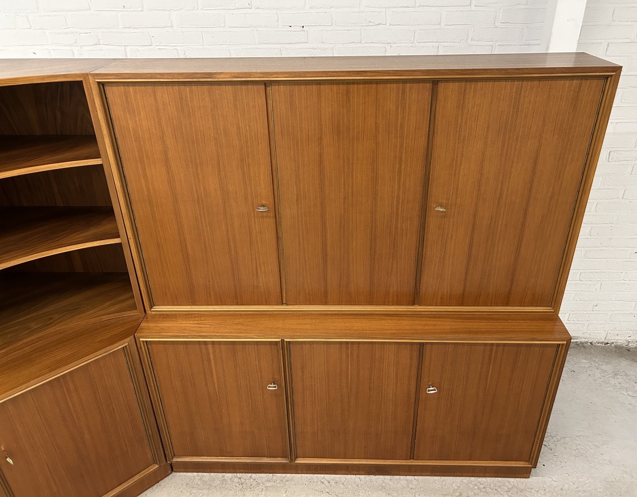 Vintage modulair wandmeubel