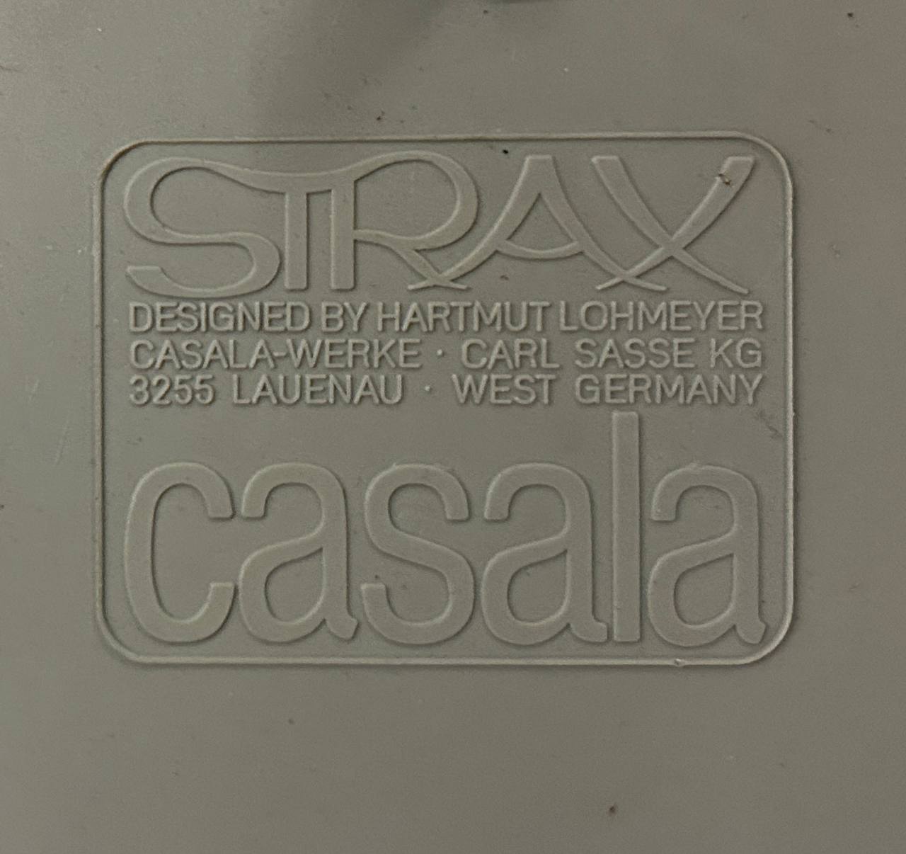 ‘Strax’ stapelstoelen door Hartmut Lohmeyer voor Casala
