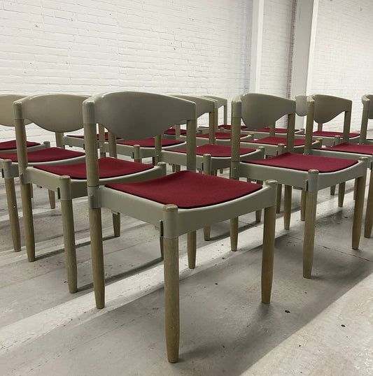 ‘Strax’ stapelstoelen door Hartmut Lohmeyer voor Casala