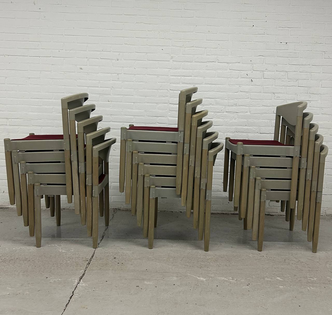 ‘Strax’ stapelstoelen door Hartmut Lohmeyer voor Casala