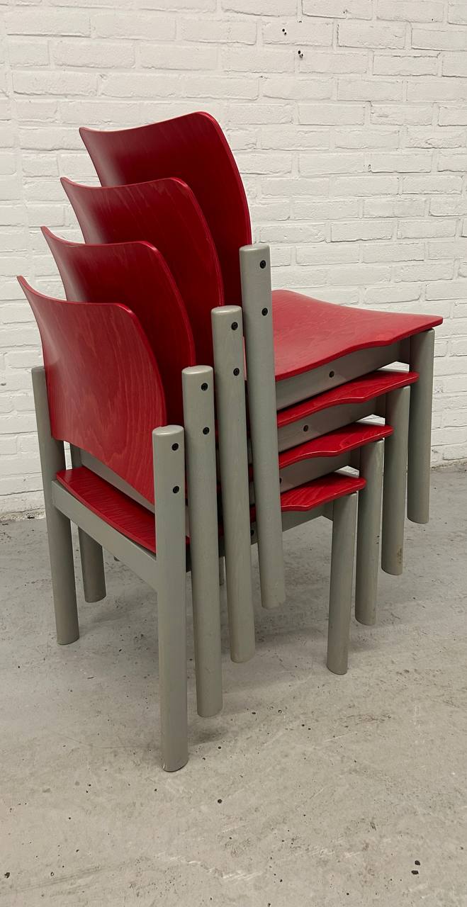 2 vintage Kusch&Co stoelen