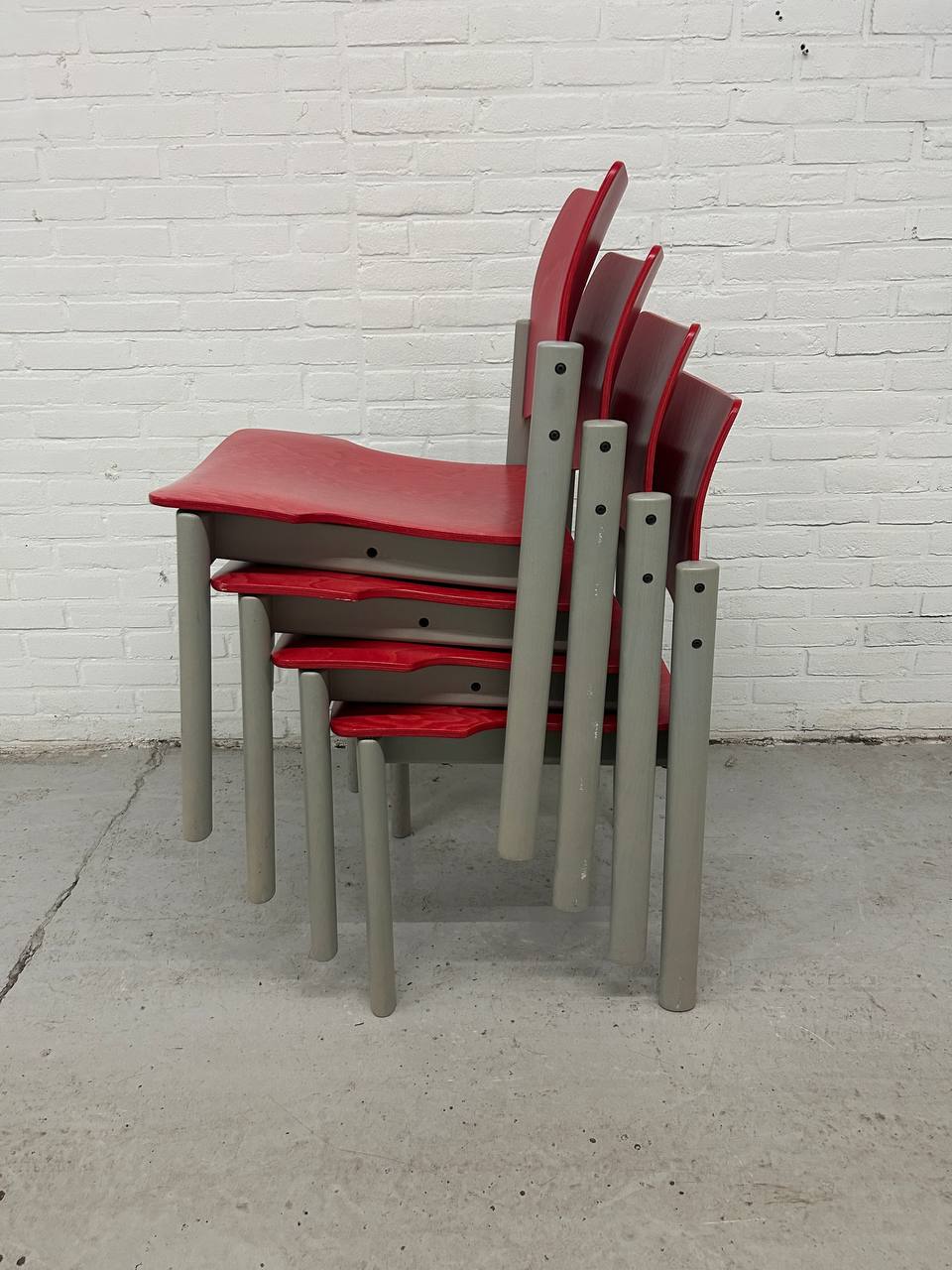 2 vintage Kusch&Co stoelen