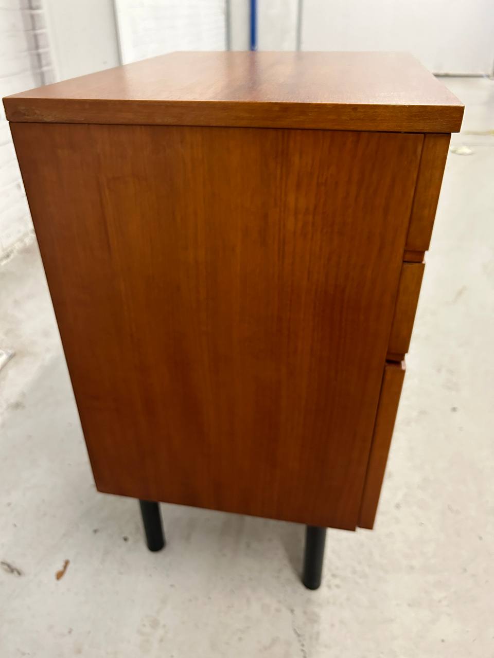Vintage modulair 4 delig teakfineer dressoir