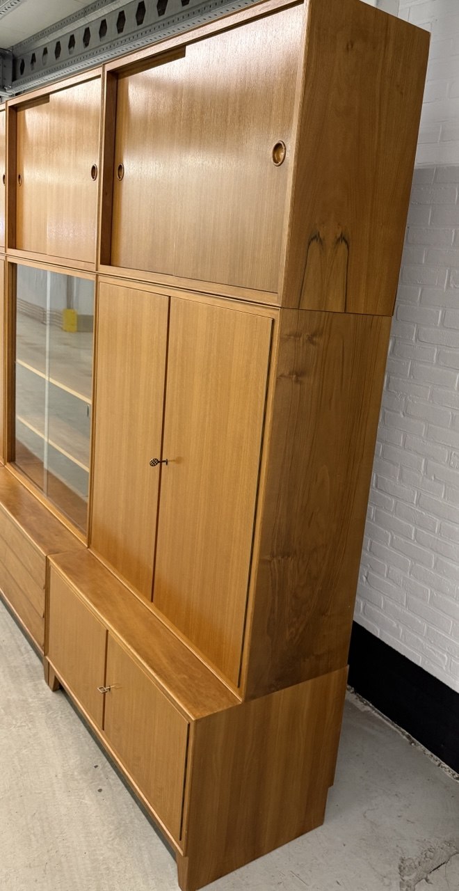 XXL vintage modulair wandmeubel