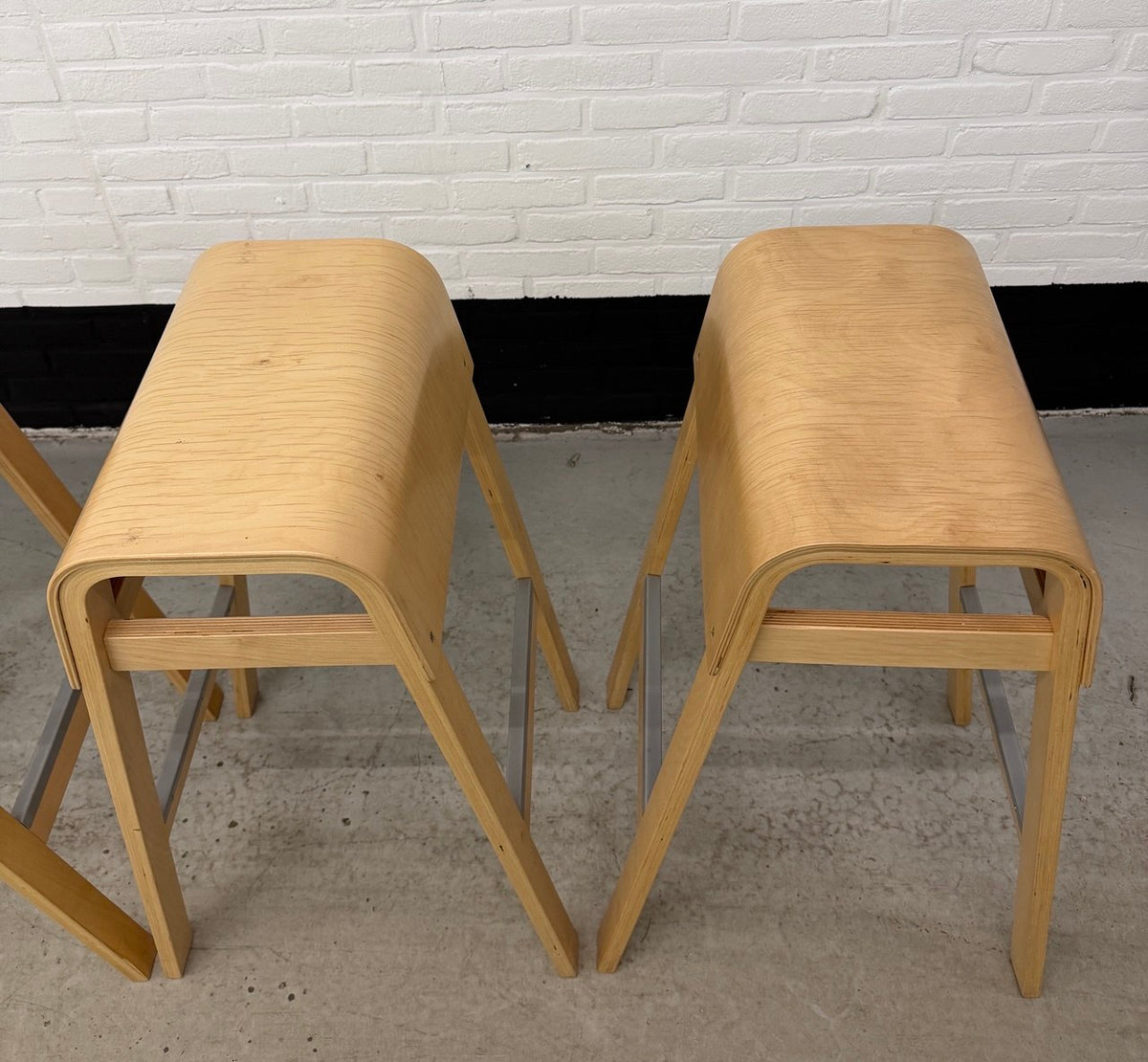 4 vintage IKEA ‘Salve’ barkrukken