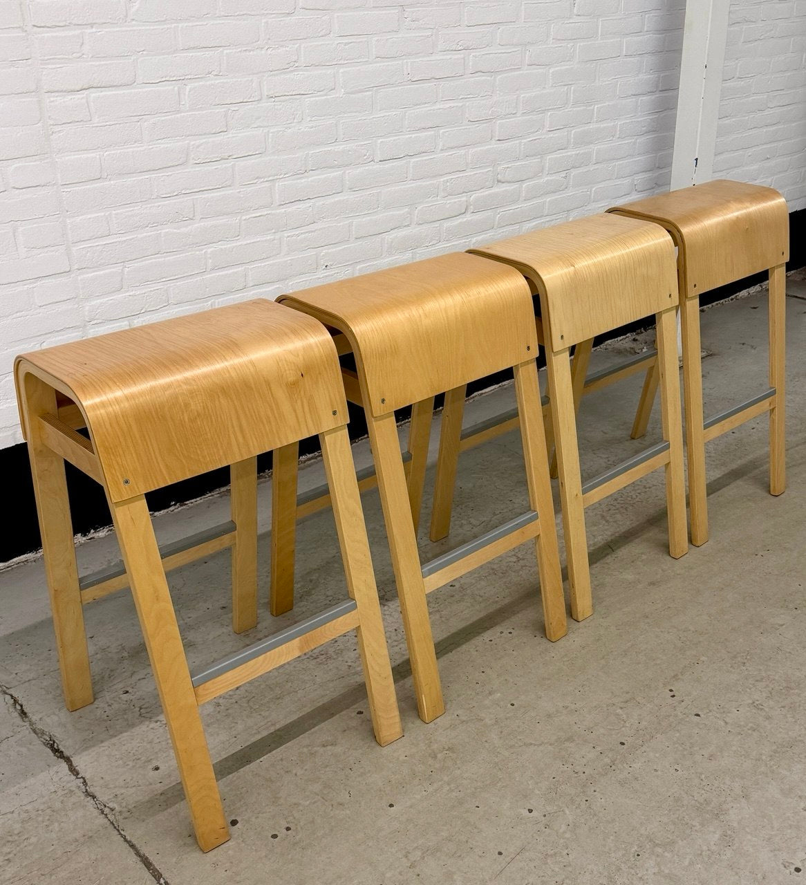 4 vintage IKEA ‘Salve’ barkrukken