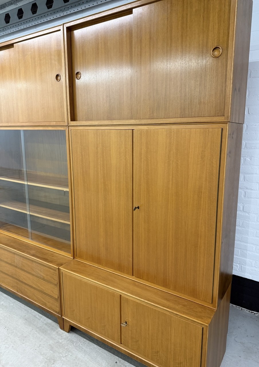 XXL vintage modulair wandmeubel