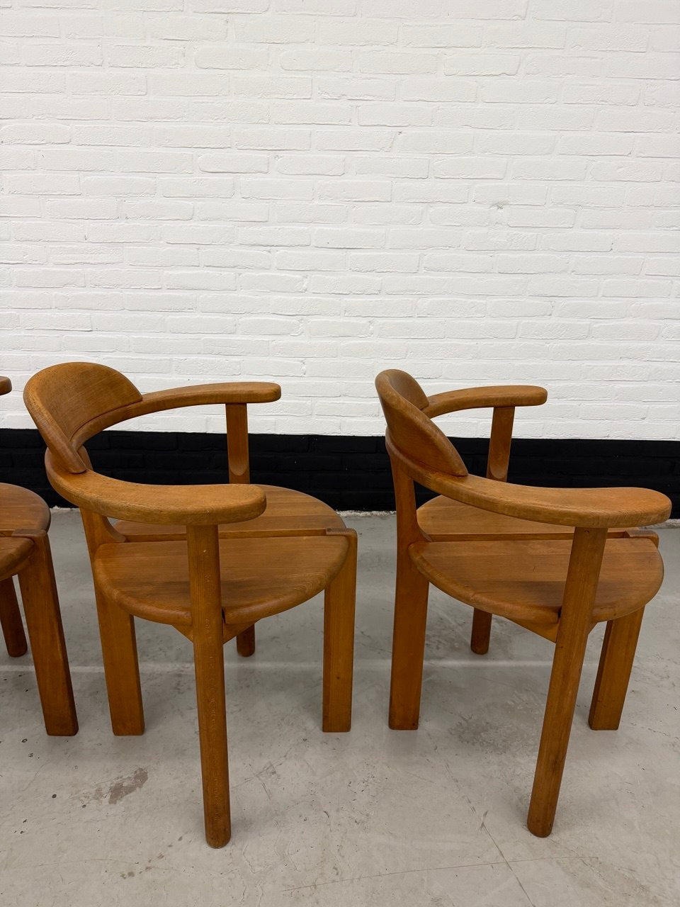 6 x Brahlstorf Design stoelen, jaren 70
