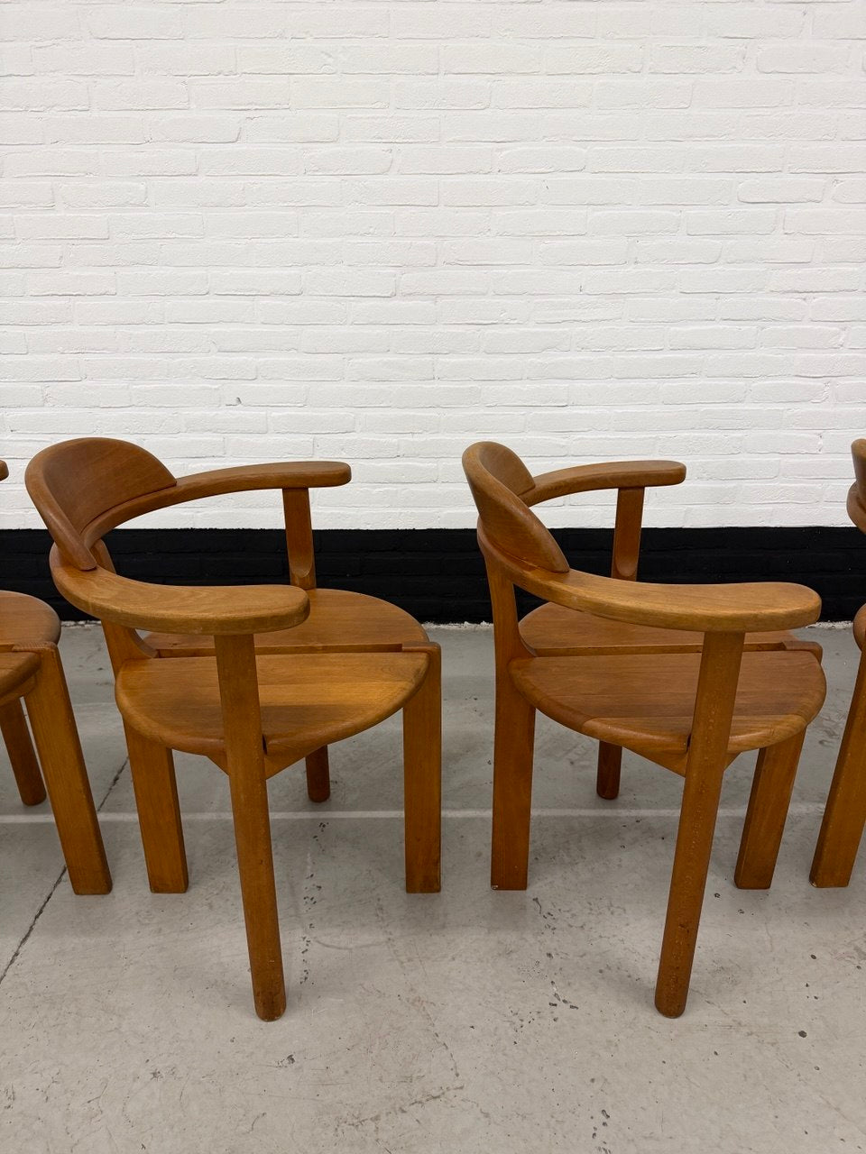 6 x Brahlstorf Design stoelen, jaren 70
