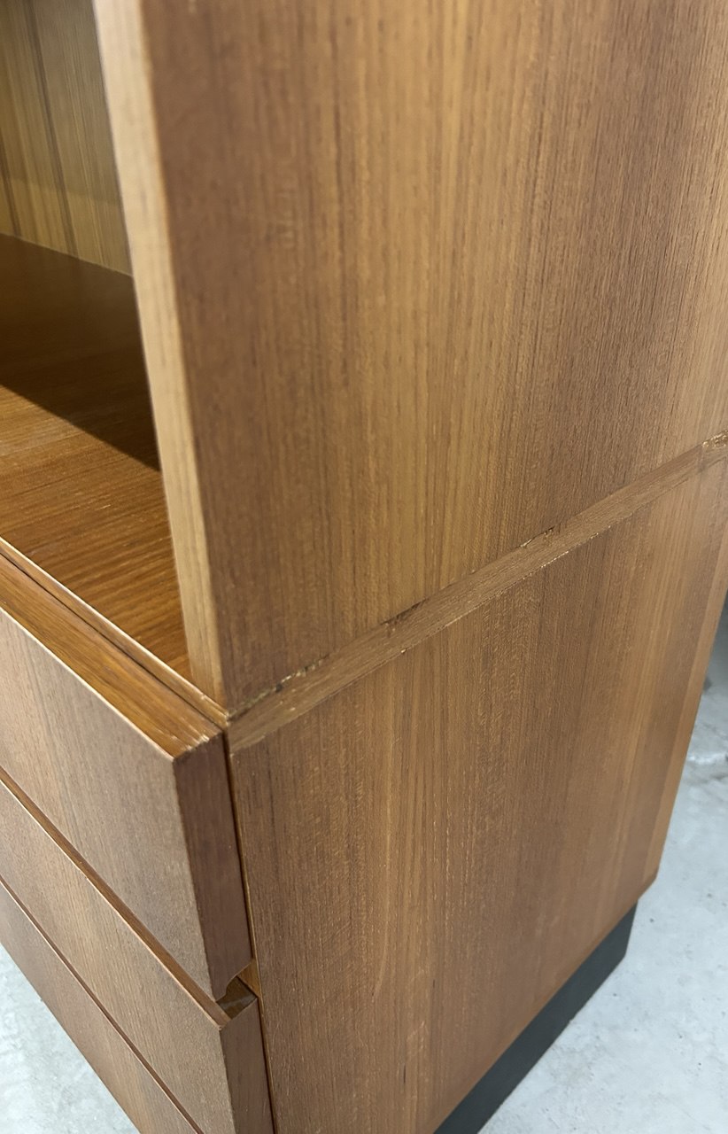 XXL vintage wandmeubel / boekenkast