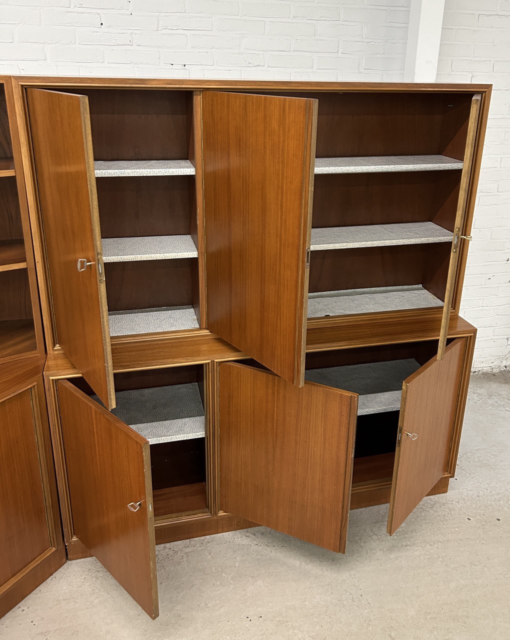 Vintage modulair wandmeubel