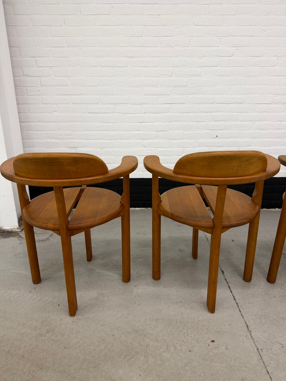 6 x Brahlstorf Design stoelen, jaren 70